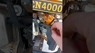 The generator leaks oil in winter.