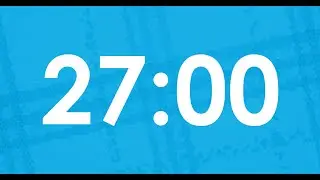 Twenty-Seven-Minute (27 min) Countdown Timer