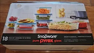 Costco Sale Item Review Corning Snapware Total Solution Pure Pyrex Glass 18 Piece Container Set