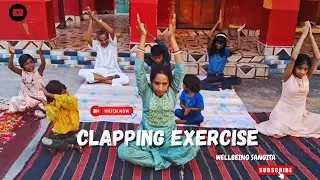 Musical Clap Yoga Exercise (Lagi Shankara song) #healthylifestyle #fullbodyworkout