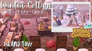 Winter Island Tour | Cottage Core-Cluttered Island Tour | Animal Crossing New Horizons//Cotton Lace