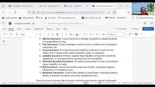 General Insurance ? what ? materials, videos, class, two mocks pl see comments.