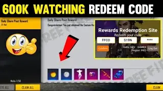 FREE FIRE ASIA CHAMPIONSHIP 600k WATCHING REDEEM CODE|FFAC TODAY REDEEM CODE|28 NOVEMBER REDEEM CODE
