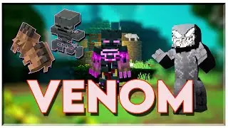 Venom Themed Build In Minecraft Dungeons