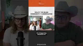 76% Of The Blind Community Is Unemployed.