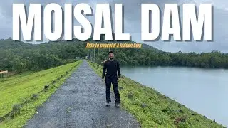 The Moisal Dam Goa / Riding into Monsoon #motovlog #triumphscrambler400x #monsoonride