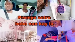 Premye fwa bebe ap rantre lakay la avek nou / nou telman kontan