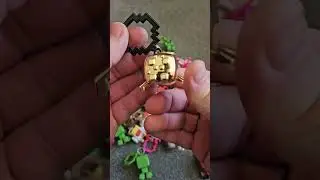 They made a series 2  for the Minecraft Hangers #minecraft #gold #unboxing