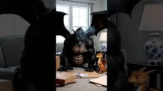 Dragon Dad's DIY Disaster  #Dragons #Funny #DIYFail #Animation #ModernFantasy #UnrealEngine