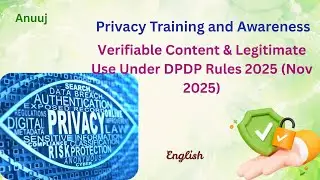 Verifiable Consent and Legitimate Use Under DPDP Rules 2025, English Edition