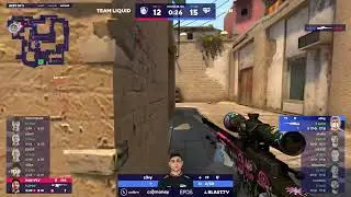 CS:GO - Zevy ridicolous 1v4 to eliminate Liquid