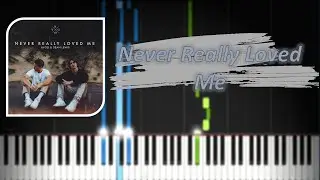 Kygo, Dean Lewis - Never Really Loved Me (Piano Cover + Sheets + MIDI)|Magic Hands