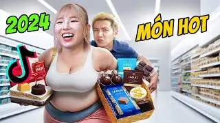 Sốc Khi Ăn Thử Những Món HOT Trong Năm 2024 | H&M CHANNEL | Phần 2