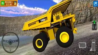 Construction Truck Driving | Quarry Driver 3: Giant Trucks - Android Gameplay FHD