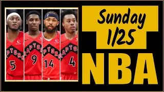 Sunday NBA Bets Bets Player Props for 1/25/26