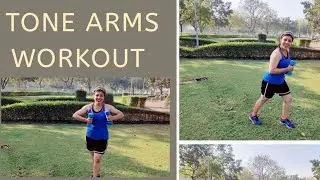 toned arm exercise/without gym /only in 5 minutes#weight loss#shaped arms#simplewaytobefit