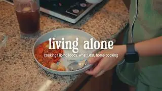 living alone in the philippines | cooking filipino foods, what I eat, home cooking