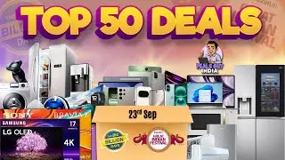 Top 50 Deals in Flipkart Big Billon Days and Amazon Great Indian Festival |  Cheat Sheet to Save Big