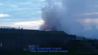 fire crews tackling major blaze at former Tolly Cobbold Brewery in Ipswich