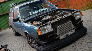 Свап Volvo 340 - B230FT 1 часть - разбор/кузовня
