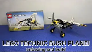 LEGO Bush Plane Unboxing and Speedbuild! (LEGO Technic)