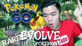 EVOLVE 100 POKEMON = 100K XP , EPIC RARE 1900++ CP POKEMON - POKEMON GO INDONESIA #2