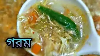 || এই শীত এ গরম গরম এক বাটি ''ভালবাসা'' || Vegetable Egg Drop Soup || My Own Recipe || 