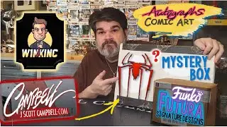 J Scott Campbell Mystery Box - Autographed Comic Art Prints and we open a Pop giveaway from W1nkinc.