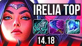 IRELIA vs ILLAOI (TOP) | 8 solo kills, 500+ games, 41k DMG | NA Grandmaster | 14.18