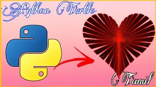 Amazing Red Heart using python Turtle | How can draw heart in python Turtle Animation #python