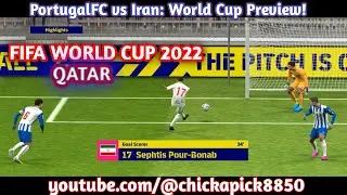 PortugalFC vs Iran: World Cup Preview!