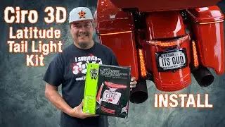 CIRO 3D LATITUDE TAIL LIGHT & License Plate Holder | LIGHTSTRIKE LIGHTING #howto #howtoinstall