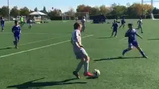 Alexander Calub almost back heel goal
