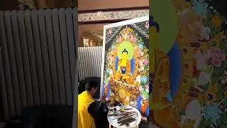 Tibetan Cloisonne Thangka Arts
