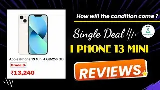 I phone 13 mini only ₹13,000 💸 from cashify super sale app dilevery buy customer #unboxingarmy 