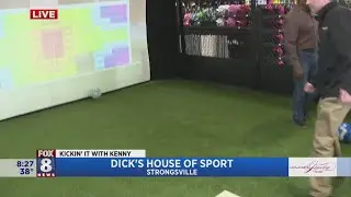 Kenny plays at Dick's House of Sport