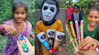 Lollipop prank on husband gems candy kinder Joy vanilla ice cream chupa chups 