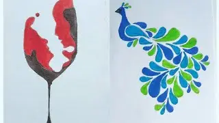 9 Cool Easy Drawing Tutorial For Beginners// Painting Ideas #art #satisfying #pencil