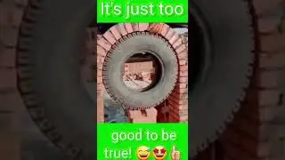 How to build a brick arch easily 👍🏻