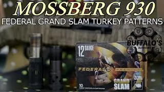 Mossberg 930 Turkey Patterns ~ Indian Creek vs Factory Choke ~ Federal Grand Slam