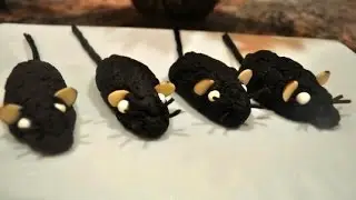 💖 Halloween Recipe Ideas Spooky / Scary Brownie Mice | Halloween recipes for kids