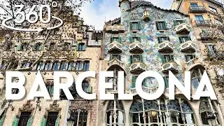 Barcelona, Spain in 360&deg; |  VR City Tour