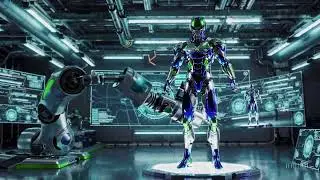 OpenAI Sora - Futuristic Suit Creation