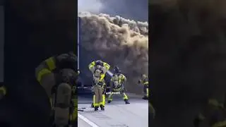 Fire fighters suit up training!!| #shorts