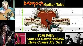 Here Comes My Girl - Tom Petty - Guitar + Bass TABS Lesson