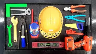 Collection of Repair Tools : Hammer, Pliers, Wrench, Crewdriver, Cutting pipe, Cutter