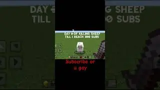 day2ofkillingsheeptillreach 300subs#minecraft #goku #viral #banku  #dragonballz #shorts #roblox