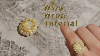 Cabochen/ Wire wrapped jewelry tutorial/ DIY Jewelry/ DIY Accessories
