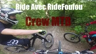 VTT DH enduro// JE ROULE AVEC RideFoufou a son spot//200sub ;)