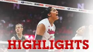 Nebraska completes 13th consecutive sweep over Ducks at home | Nebraska Volleyball Highlights